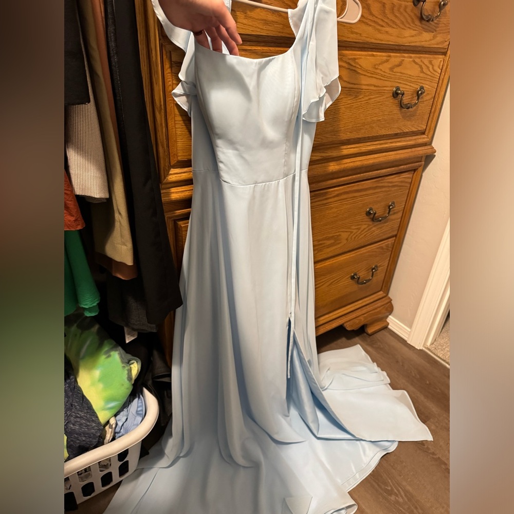 Sky Blue bridesmaids dress - size 2 - worn once